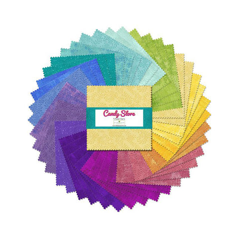 candy store, Wilmington 5 Karat Gems Precut Fabric Squares 507