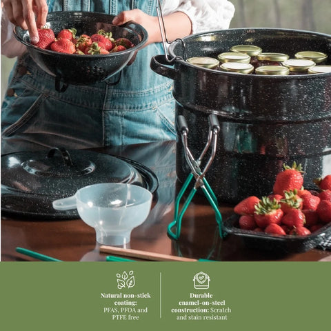 Granite Ware 8-piece Canner Set in use