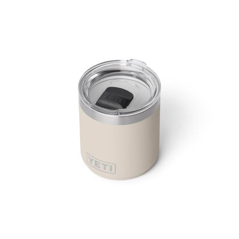 Yeti Rambler Lowball 10 oz Stackable Tumbler in cape taupe