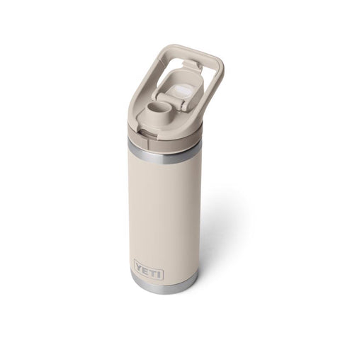 Yeti Rambler 18 oz Bottle with flip chug cap in cape taupe