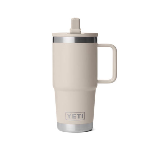Yeti Rambler 20 oz. Travel Straw Mug in cape taupe