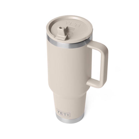 Yeti Rambler 40 oz. Travel Straw Mug in cape taupe