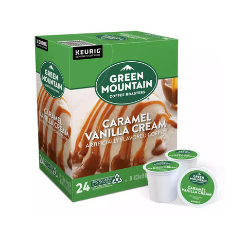 Green Mountain Caramel Vanilla Cream Coffee Keurig Pods 5000330109