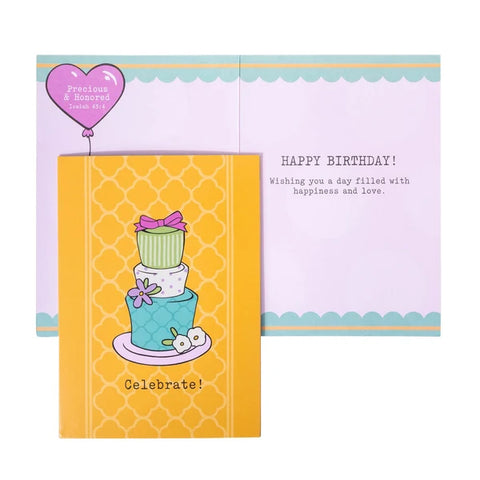 Birthday Balloons Cake Cupcake and Floral Boxed Cards 36678N