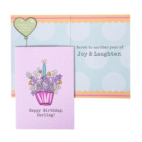 Birthday Balloons Cake Cupcake and Floral Boxed Cards 36678N