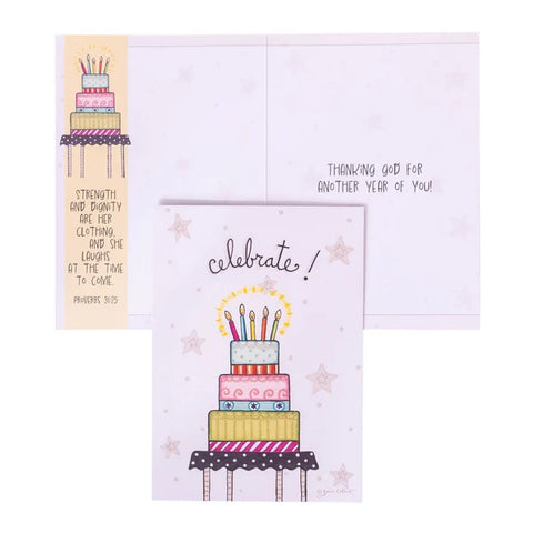 Birthday Whimsical Illustration Boxed Cards 36679N