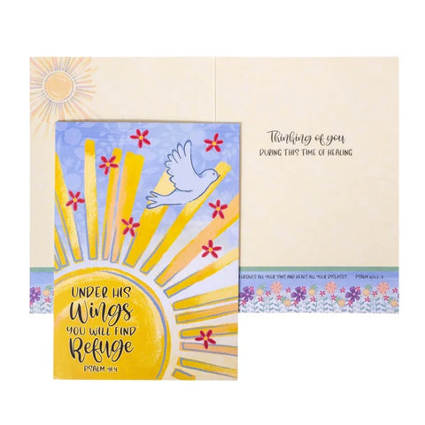 Get Well Sunshine and Flowers Boxed Cards 36683N