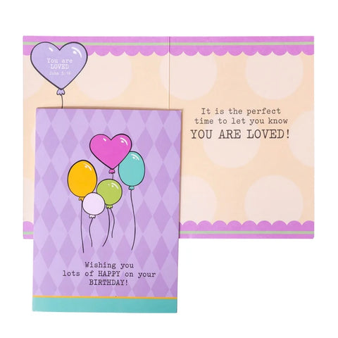 Birthday Balloons Cake Cupcake and Floral Boxed Cards 36678N