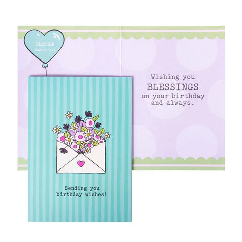 Birthday Balloons Cake Cupcake and Floral Boxed Cards 36678N