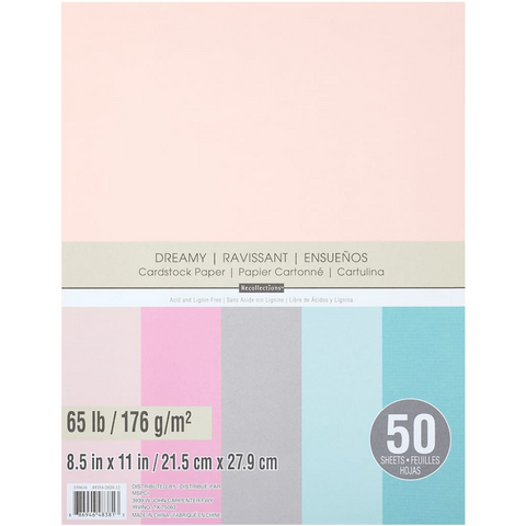 Dreamy 8.5" x 11" Cardstock Paper CARD299