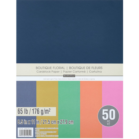 Boutique Floral 8.5" x 11" Cardstock Paper CARD309