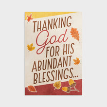 Thanksgiving Blessings Boxed Cards U1616 front of card