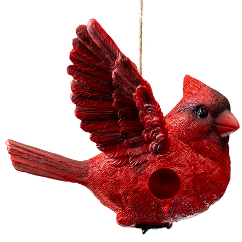 Cardinal birdhouse