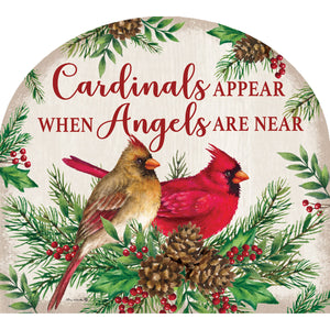 Fall and Winter Arbor Mates cardinals and angels