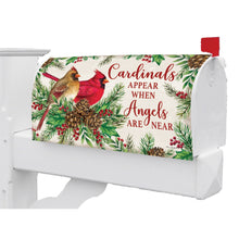 Fall and Winter Mailbox Makeovers cardinals and angels