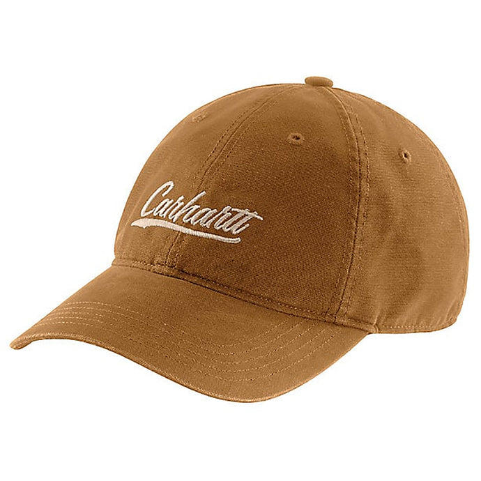 Women's Canvas Script Graphic Cap 105247-BRN Carhartt Brown