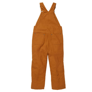 Back of lined bib overalls for boys.