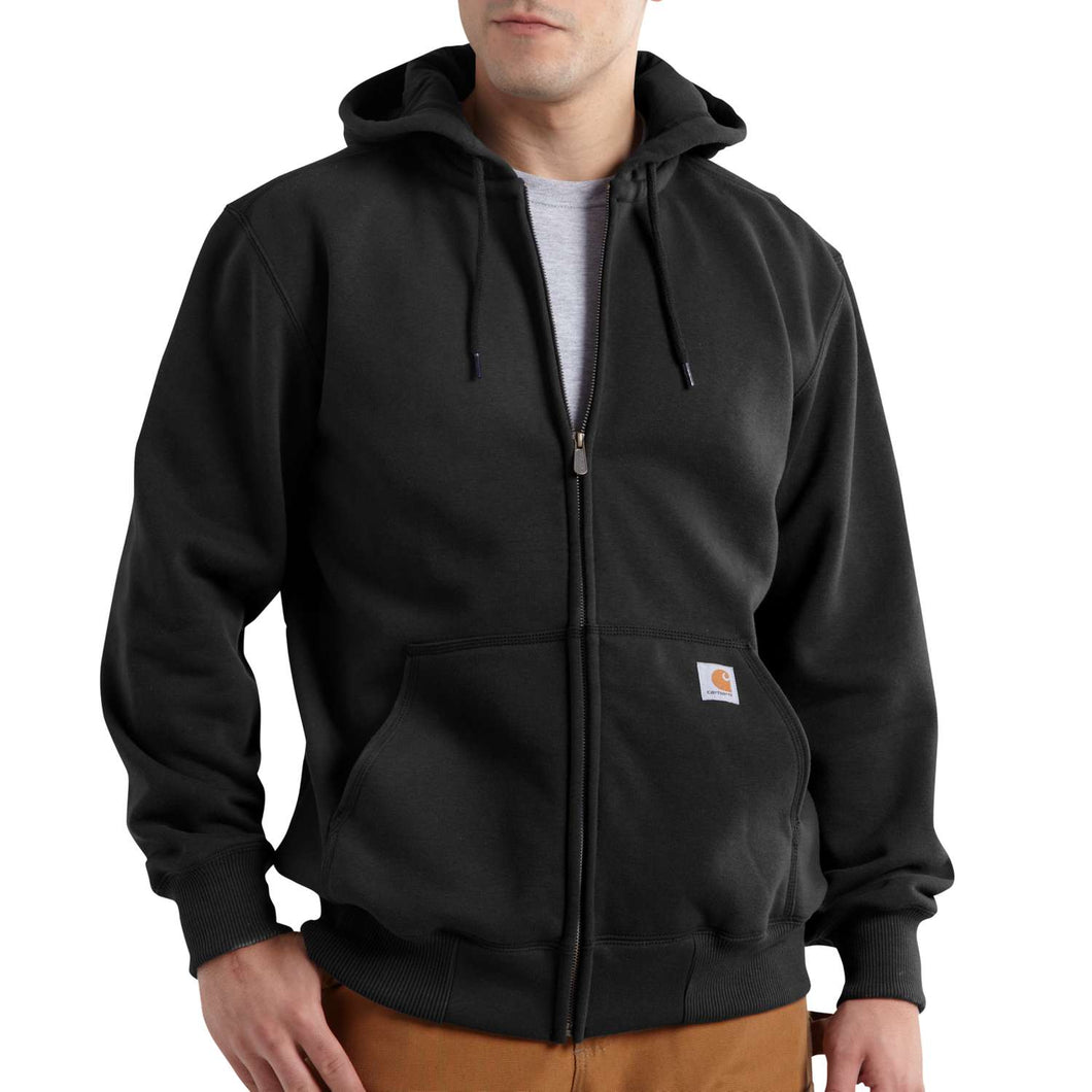 Black water-repellent hoodie