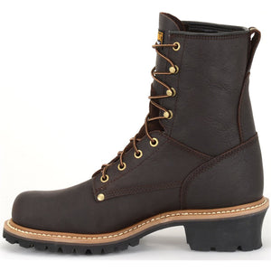 Carolina Elm Steel Toe Logger Boot instep view