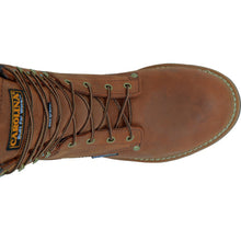 Carolina mens 8 inch insulated steel toe logger top view