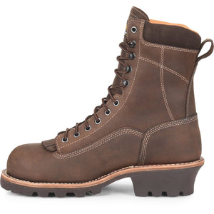 Carolina mens safety toe logger work boots instep