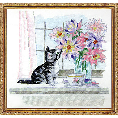 Cat with Vase kit