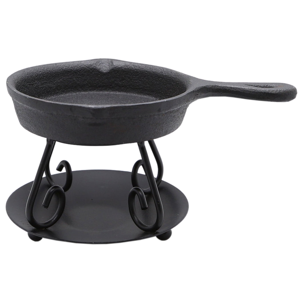 Cast Iron Frying pan style wax warmer