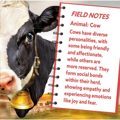 Cow 100 Piece Shaped Jigsaw Puzzle 12469 despriptor