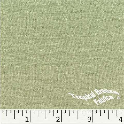 celery, Dream Crepe Stretch-Dyed Polyester Fabric 07940