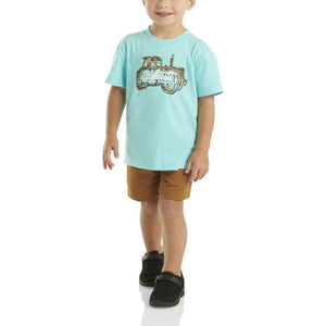 Toddler Boys' Short-Sleeve Tractor T-Shirt and Short Set CG8922