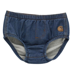 Front of Baby Girls' Rugged Flex Denim Diaper Cover CH5203