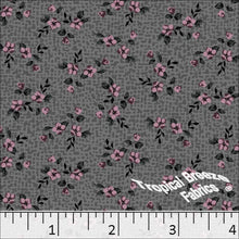 Standard Weave Poly Cotton Dress Fabric 6075 charcoal