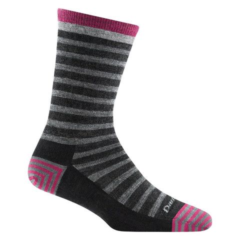 Women's charcoal Morgan Crew Lightweight Lifestyle Sock 6039