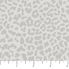 Cheetah grey, Wild One Cotton Fabric Collection 27