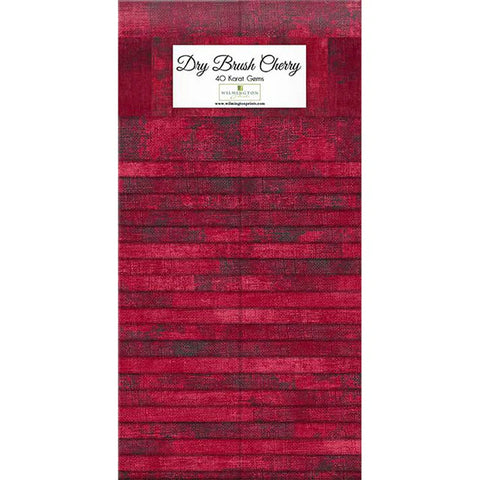 cherry, Pre-cut Cotton Fabric Karat Gems Strips 842