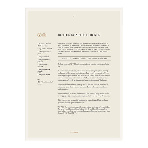 Served with Hospitality chicken recipe