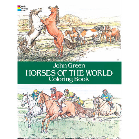Dover Horses of the World coloring book