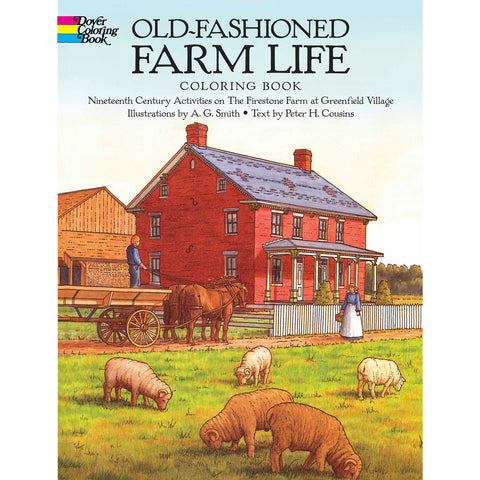 Dover Old-Fashioned Farm Life Coloring Book