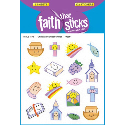 Christian symbol stickers