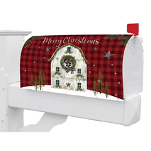 Fall and Winter Mailbox Makeovers christmas barn