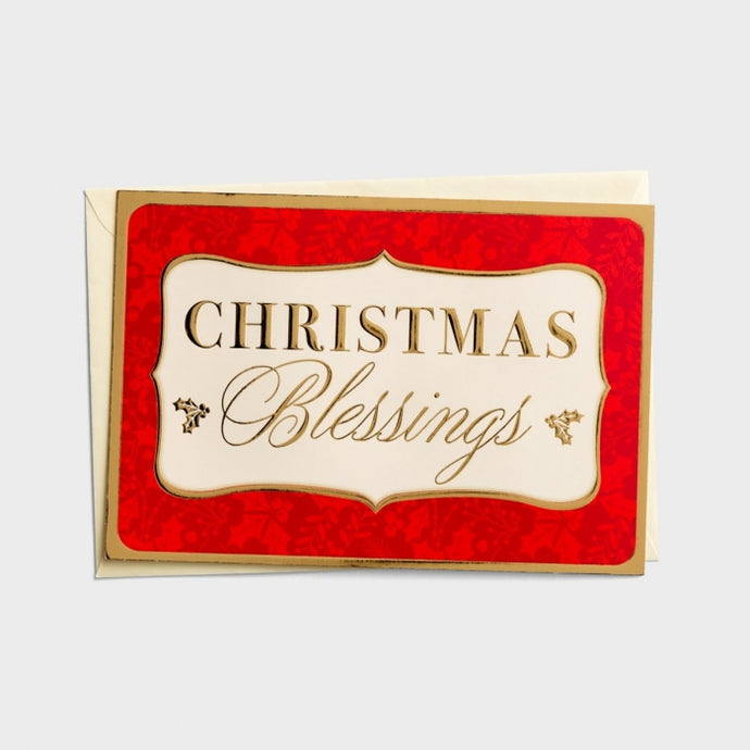 Christmas Blessings card