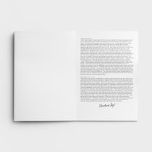Inside of card