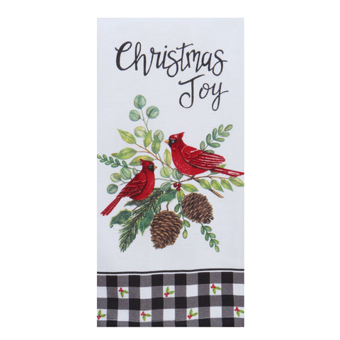 Christmas joy kitchen towel