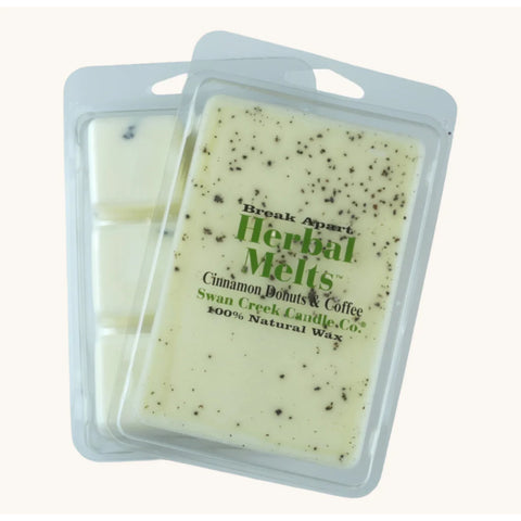 cinnamon donuts and coffee herbal melts