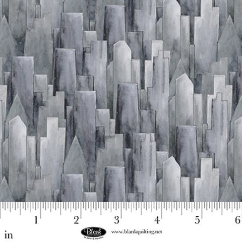 city skyscrapers, Lets Get Building Cotton Fabric