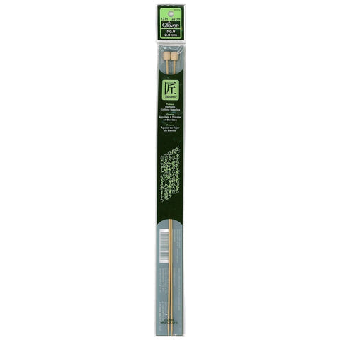 Bamboo Single Point Knitting Needles CL-3012-0