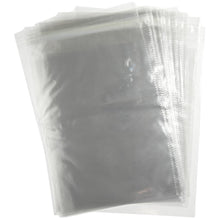 Clear plastic self-sealing bags