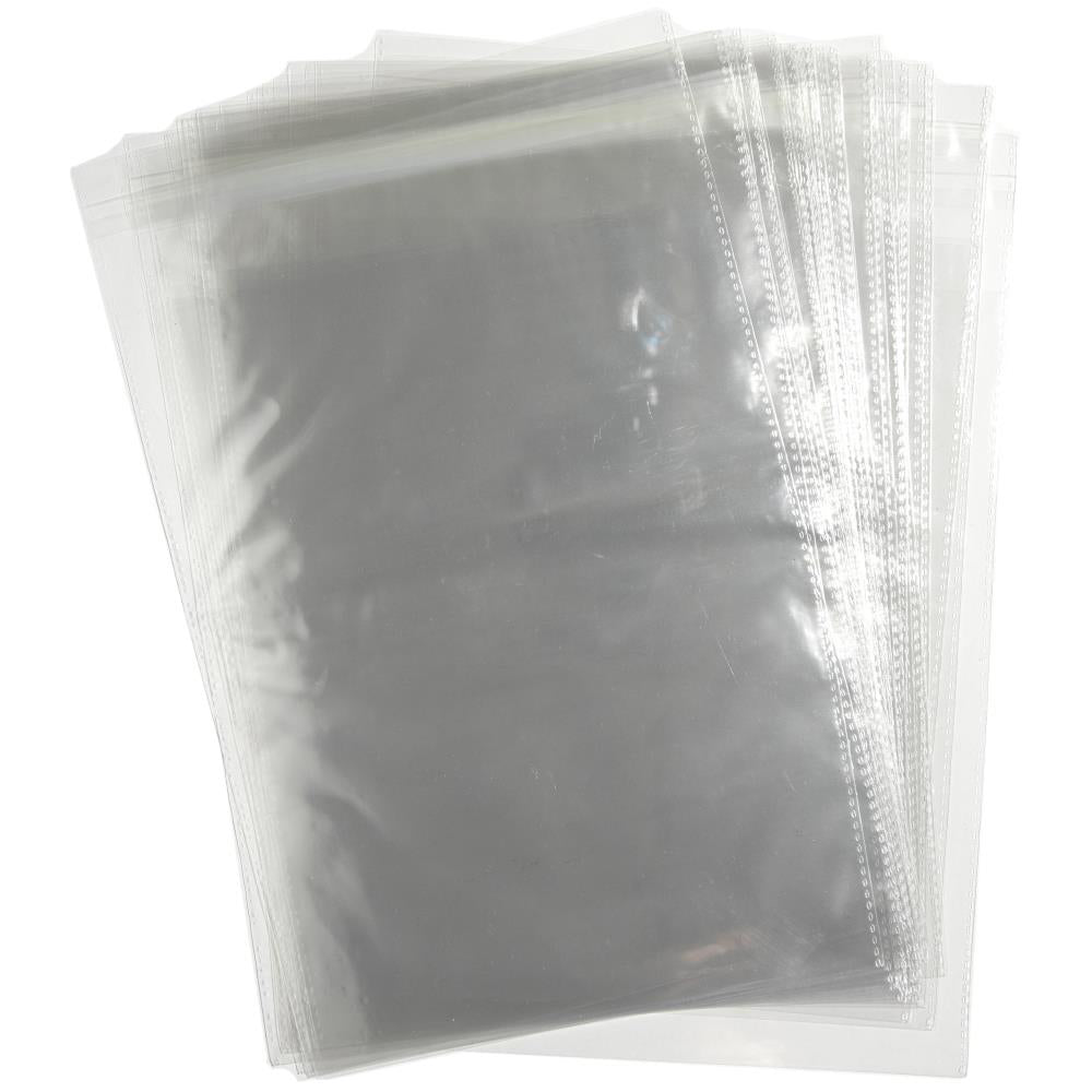Clear plastic self-sealing bags