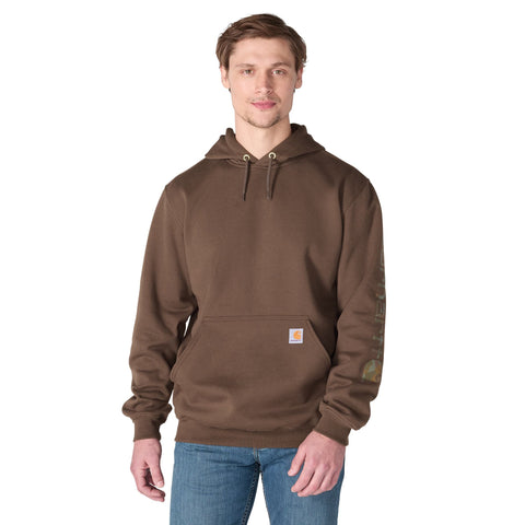 Dark Clove Men's Midweight Logo Hoodie K288