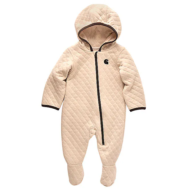 Carhartt Baby's Long-Sleeve Quilted Footed Coveralls CM5405